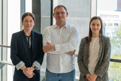 Dr Anna Gołąbiewska, dr Paweł Mazierski i dr Beata Bajorowicz; fot. M. Byczkowski