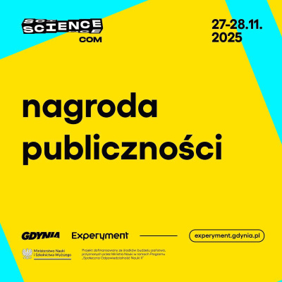 grafika nagroda publiczności ScienceCom