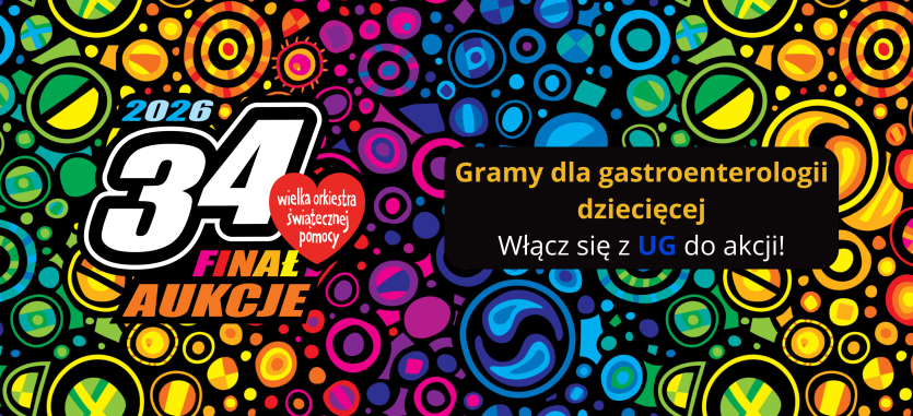 Slider z motywem graficznym 34. Finału WOŚP