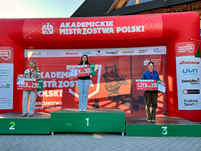 Medalistki na podium