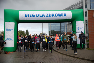 Bieg dla zdrowia w 2025 r., moment startu, fot. B. Jętczak
