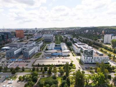 Kampus UG - zdjęcie z drona