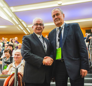 Prof. Edmund Wittbrodt i Jan Wyrowiński