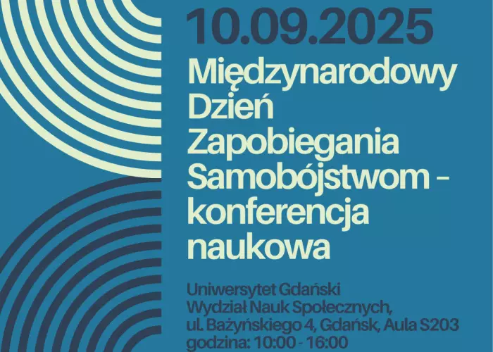 10.09.2025 Międzynarodowy Dzień Zapobiegania Samobójstwom