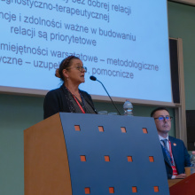 I Forum Ośrodków Kuratorskich, prelegentka, fot. Natalia Szczęsna