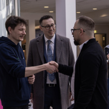 I Forum Ośrodków Kuratorskich, dr Łukasz Wirkus z gośćmi, fot. Julia Ratajczak