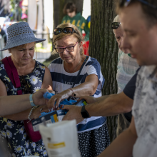 Gdański Uniwersytet Trzeciego Wieku na Jarmarku św. Dominika; fot. Piotr Patalas