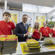 Stoisko Perspektyw z Ministrem M. Kulaskiem, fot. Grzegorz Mehring/Gdańsk.pl