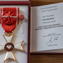 Ceremonia wręczenia odznaczeń 