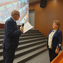 Wręczenie medalu