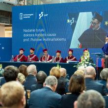 Nadanie tytułu doktora honoris causa Uniwersytetu Gdańskiego prof. dr. hab. Piotrowi Hofmańskiemu