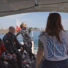 Zdjęcia z akcji sadzenia trawy morskiej - fot. Krystian Bielatowicz/Fundacja MARE