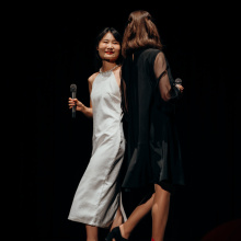 "What the World Gave Me", występ wokalny (Kinga Kizner, Luo Ying), fot. Dawid Kopaniszyn 