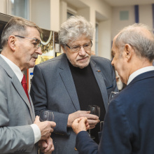 Jubileusz, wernisaż i promocja powieści prof. Tomasza Szkudlarka, fot. Alan Stocki, 015
