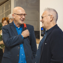 Jubileusz, wernisaż i promocja powieści prof. Tomasza Szkudlarka, fot. Alan Stocki, 019