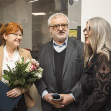 Jubileusz, wernisaż i promocja powieści prof. Tomasza Szkudlarka, fot. Alan Stocki, 030