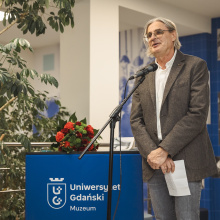 Jubileusz, wernisaż i promocja powieści prof. Tomasza Szkudlarka, fot. Alan Stocki, 041