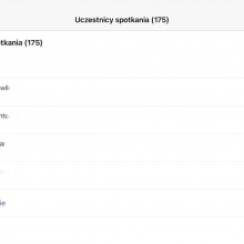 13. W formule online zdjęcie z sali wykładowej wygląda nieco inaczej: „Aula” podczas wykładu dr. Ziemowita Ciepielewskiego pt.: „Stres, mikrobiota i odporność, czyli jak oś jelitowo-mózgowa wpływa na nasze zachowanie”.