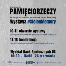 Grafika Pamięciorzeczy, Wystawa #StolenMemory