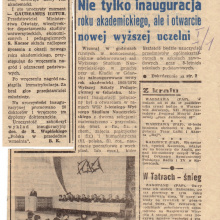 WSP - inauguracja