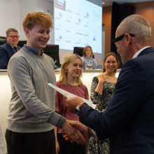 Wręczenie dyplomów studentom podczas posiedzenia Senatu UG 21.05.2026