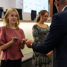 Wręczenie dyplomów studentom podczas posiedzenia Senatu UG 21.05.2026
