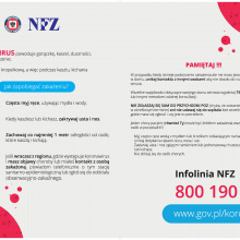 koronawirus plakat