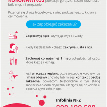 koronawirus plakat