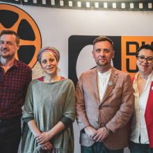 Od lewej: Rafał Kowalski, Miriam Synger, Tomasz Pupacz, Wanda Dittrich, fot. Milena Szabat