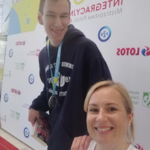 Srebrny medalista na dystansie 25 m