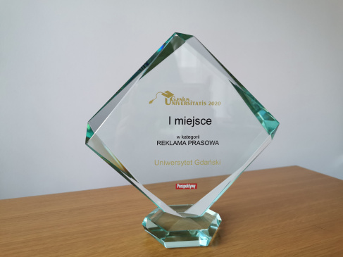 Genius Universitatis I miejsce w kategorii - Reklama prasowa 