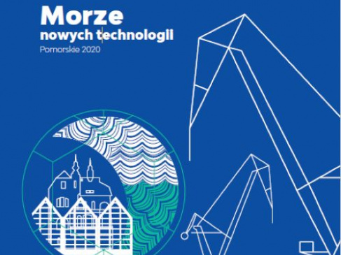 Grafika wykorzystana w poradniku „Morze nowych technologii. Pomorskie 2020”.
