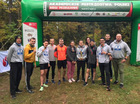 Reprezentacja AZS UG w biegach przełajowych