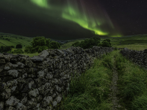 Zorza Polarna w Yorkshire