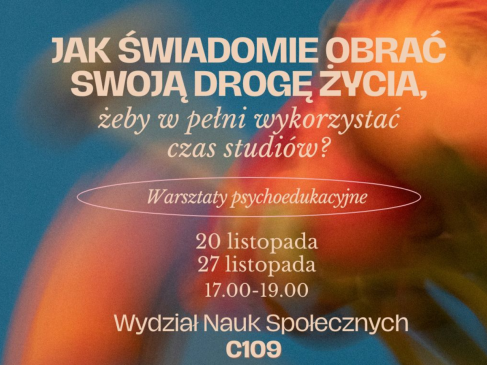 Grafika warsztaty psychoedukacyjne 20 i 27 listopada