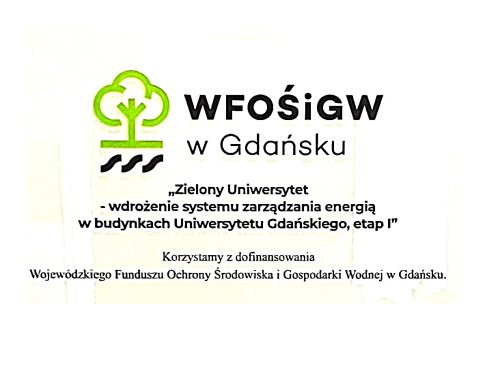 Tablica informacyjna Zielony Uniwersytet