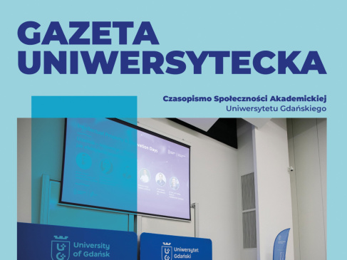 górna część okładki Gazety Uniwersyteckiej, nr 4 2025