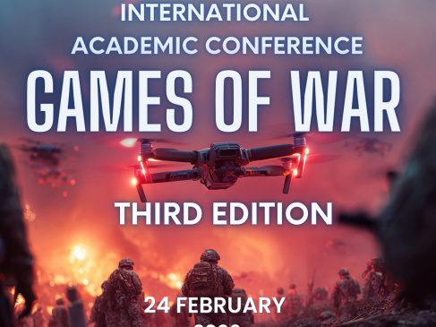 Fragment plakatu International Academic Conference Games of War