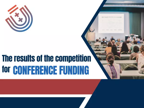Picture: the results of the competitio for conference funding