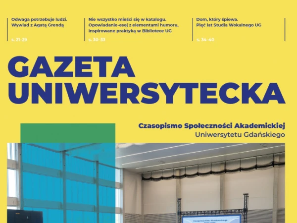 Fragment okładki Gazety Uniwersyteckiej - październik 2026