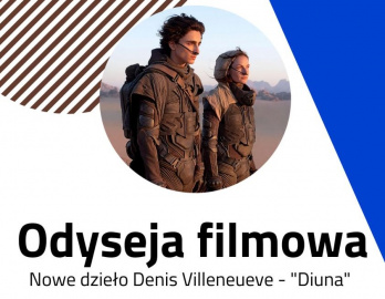 Baner audycji Odyseja Filmowa o Diunie