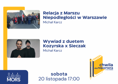 Zapowiedź audycji Chwila dla Reportera