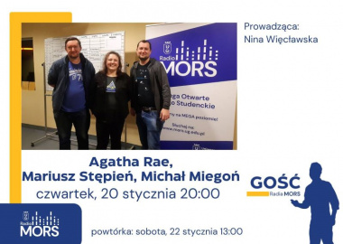 Baner zapowiadający audycję