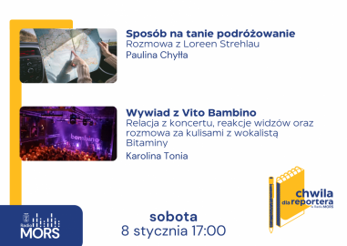 Baner zapowiadający audycję