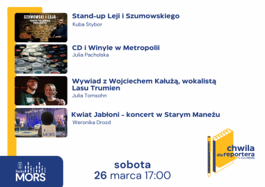 Baner zapowiadający audycję