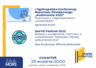 Baner zapowiadający audycję