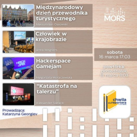 Baner zapowiadający audycję
