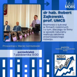 Baner zapowiadający audycję