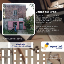 Baner zapowiadający audycję