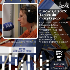 Grafika zapowiadająca audycję